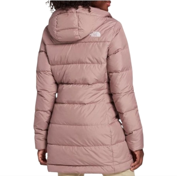 The North Face Jacket Purple /pink Puffer Women's Water Repellent New Sz L - Picture 2 of 9